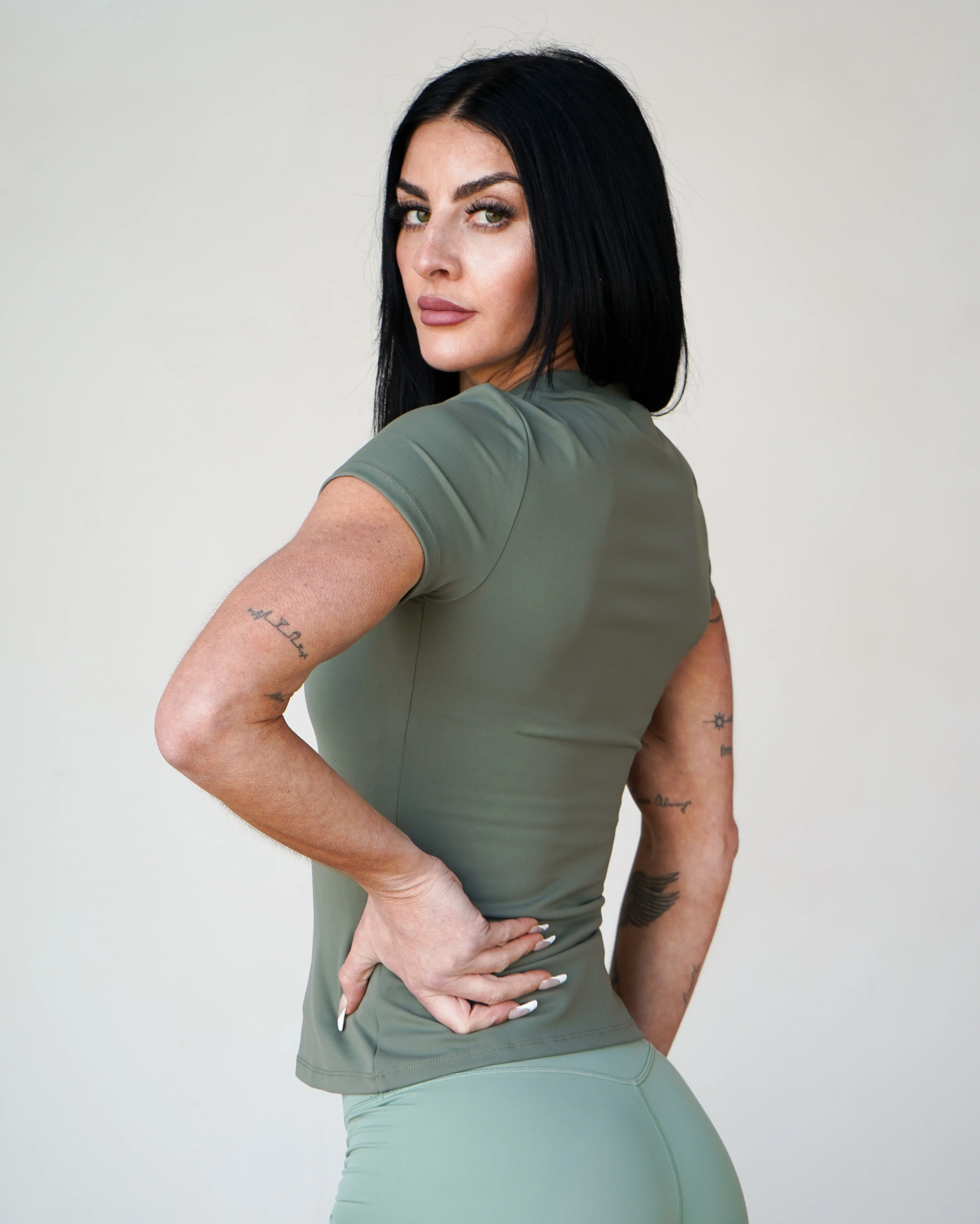 Adapt T-Shirt - Olive - Image 4