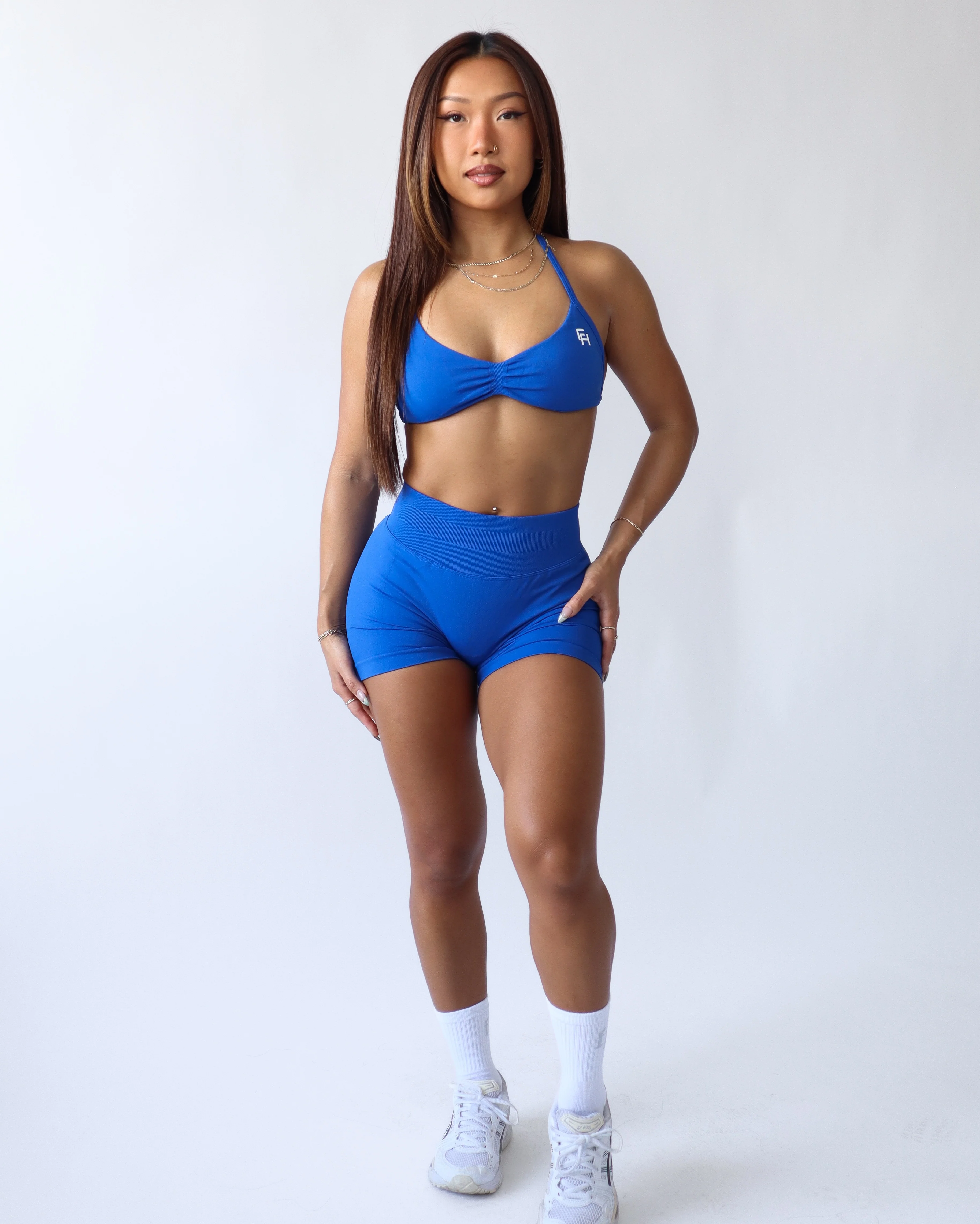 Ascend Halter Sports Bra - Midnight - Image 3