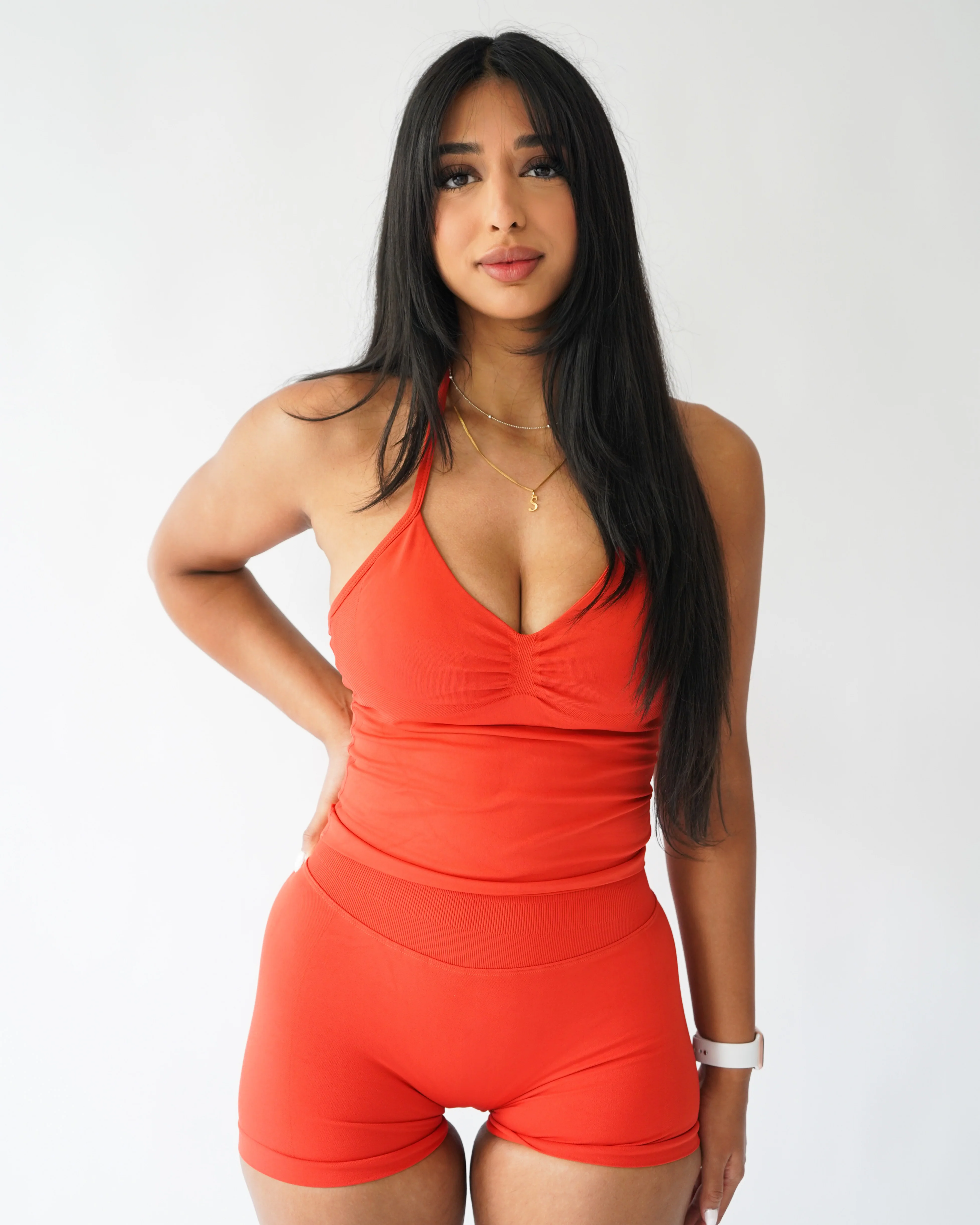 Ascend Halter Tank Top - Poppy - Image 2