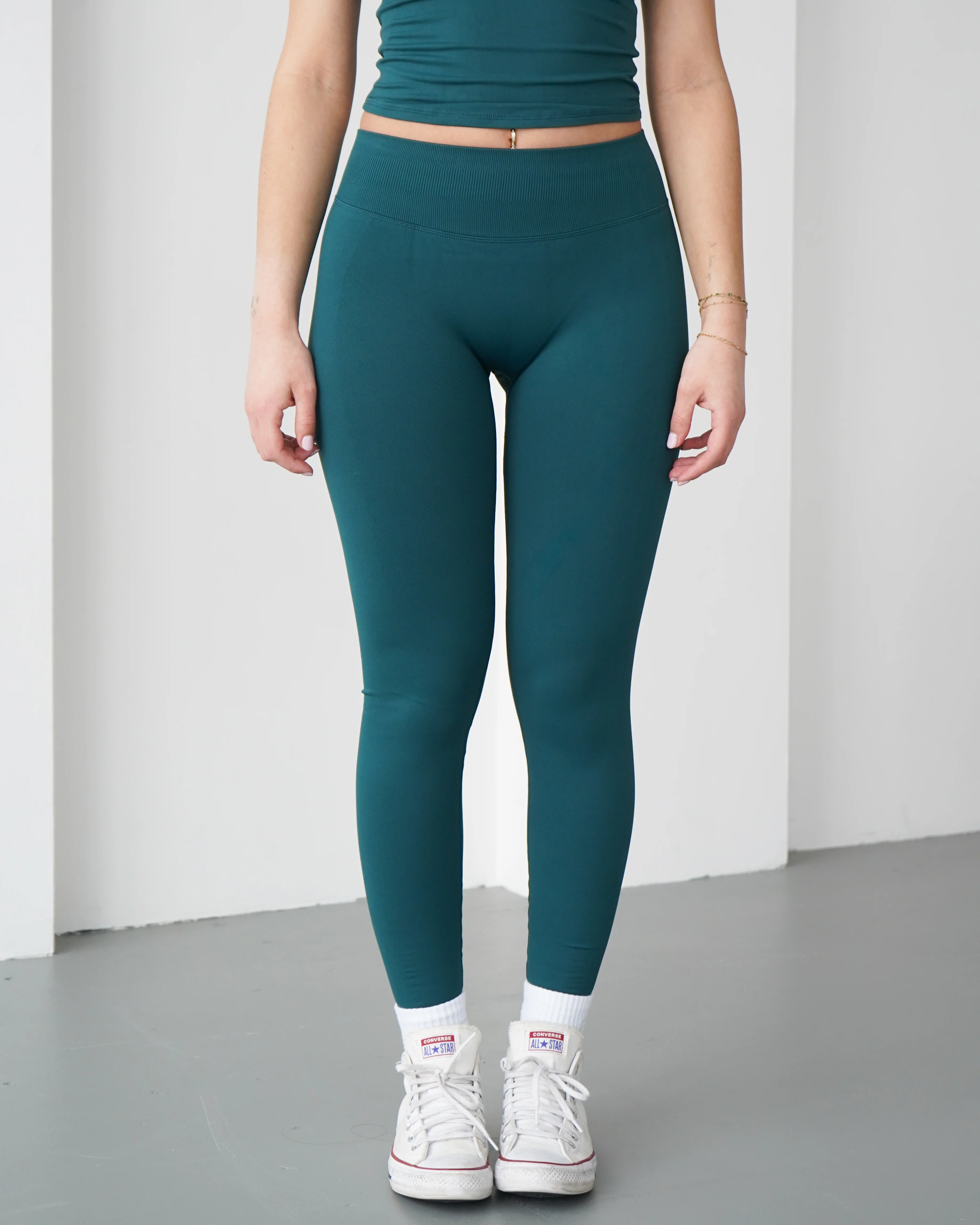 Ascend Leggings 27" - Emerald - Image 4