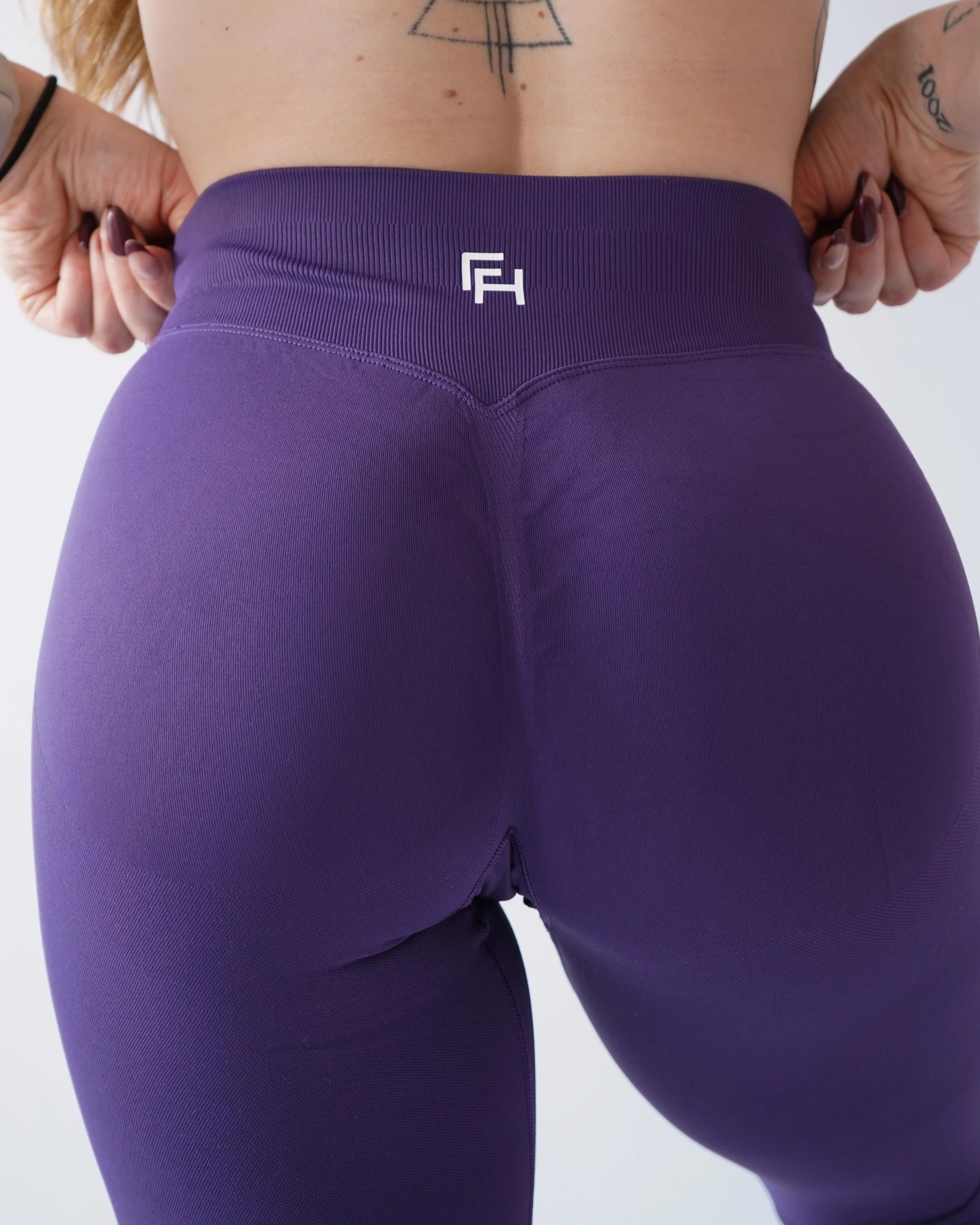 Ascend Leggings 27" - Grape - Image 2