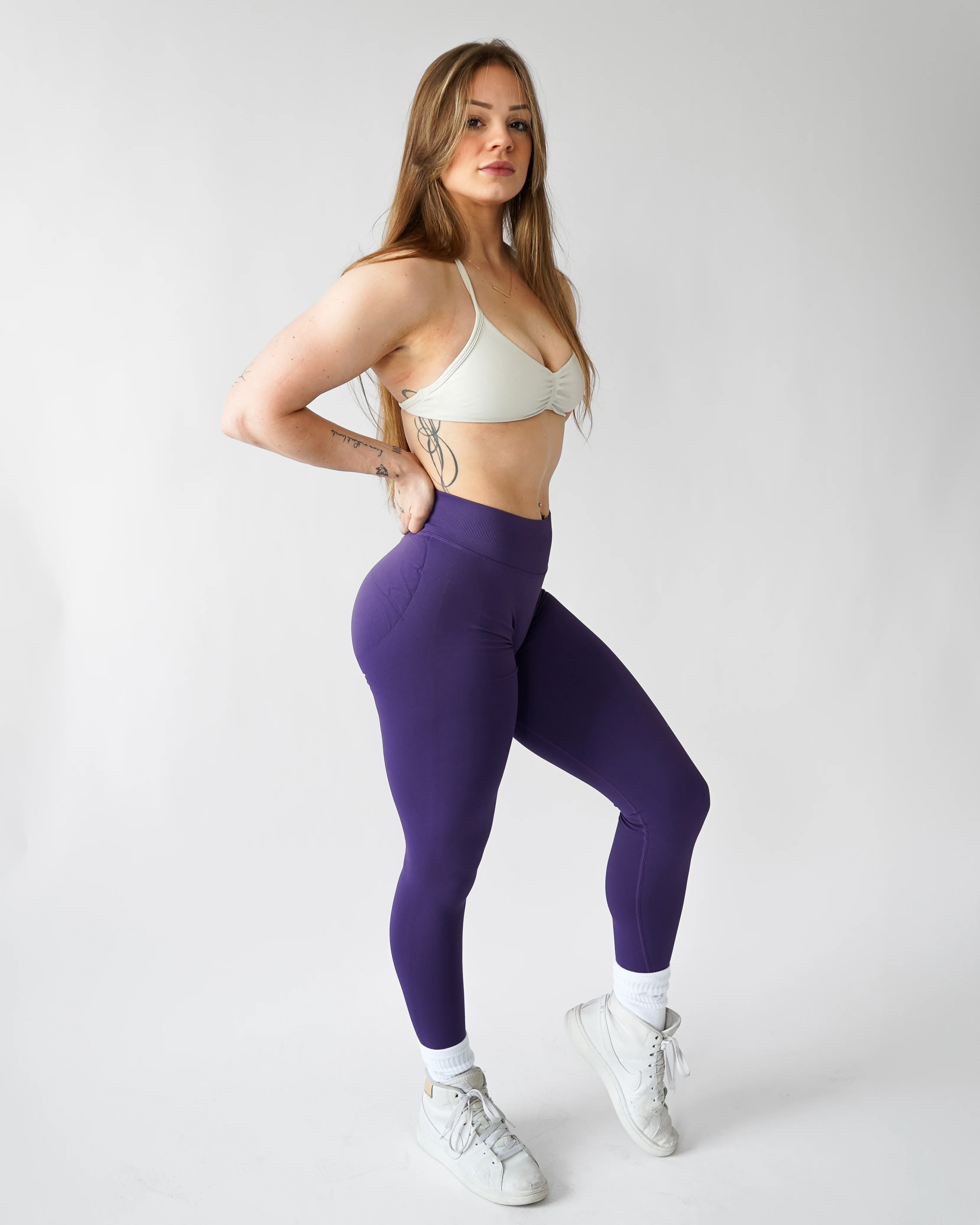 Ascend Leggings 27" - Grape - Image 3