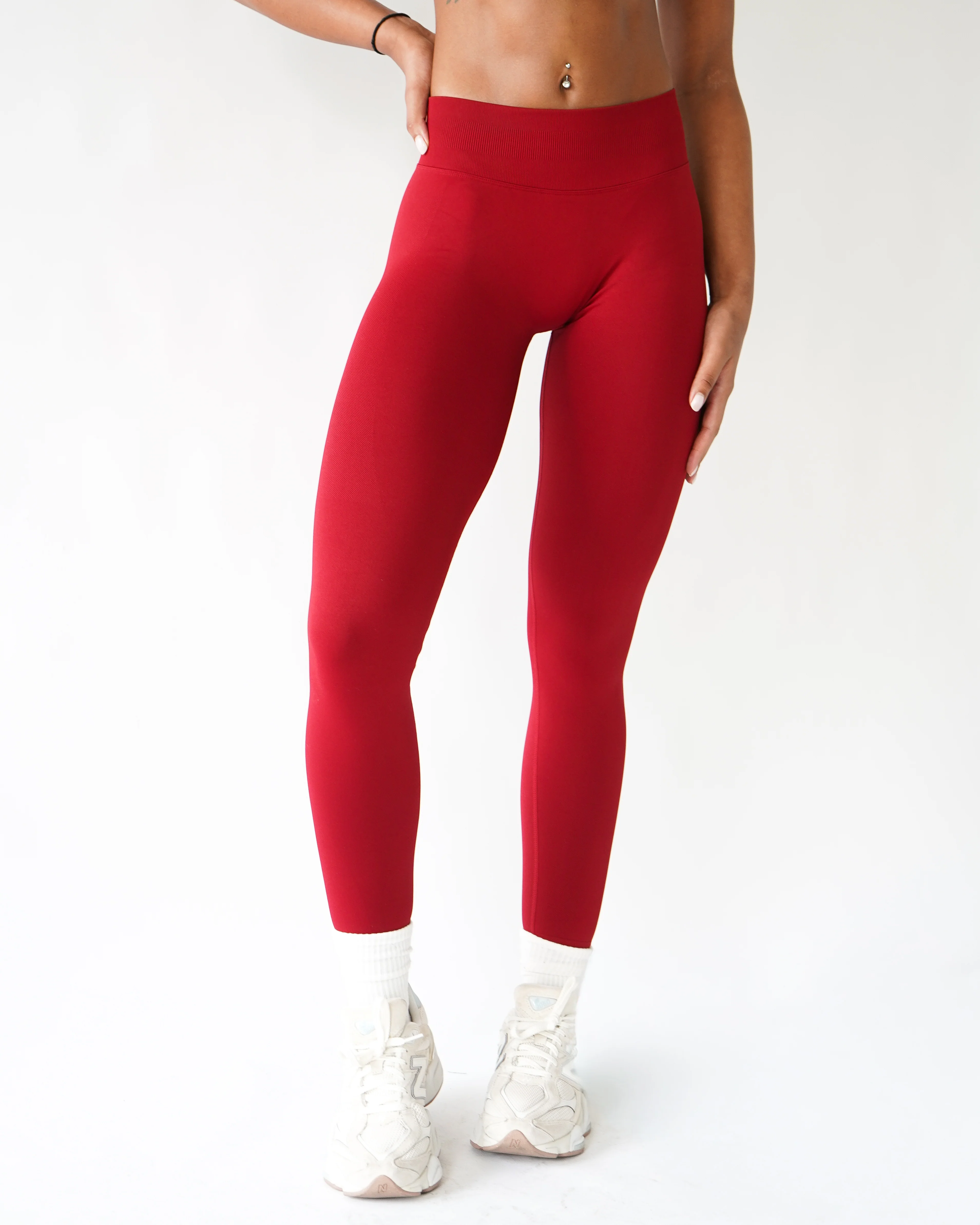 Ascend Leggings 27" - Ruby - Image 4
