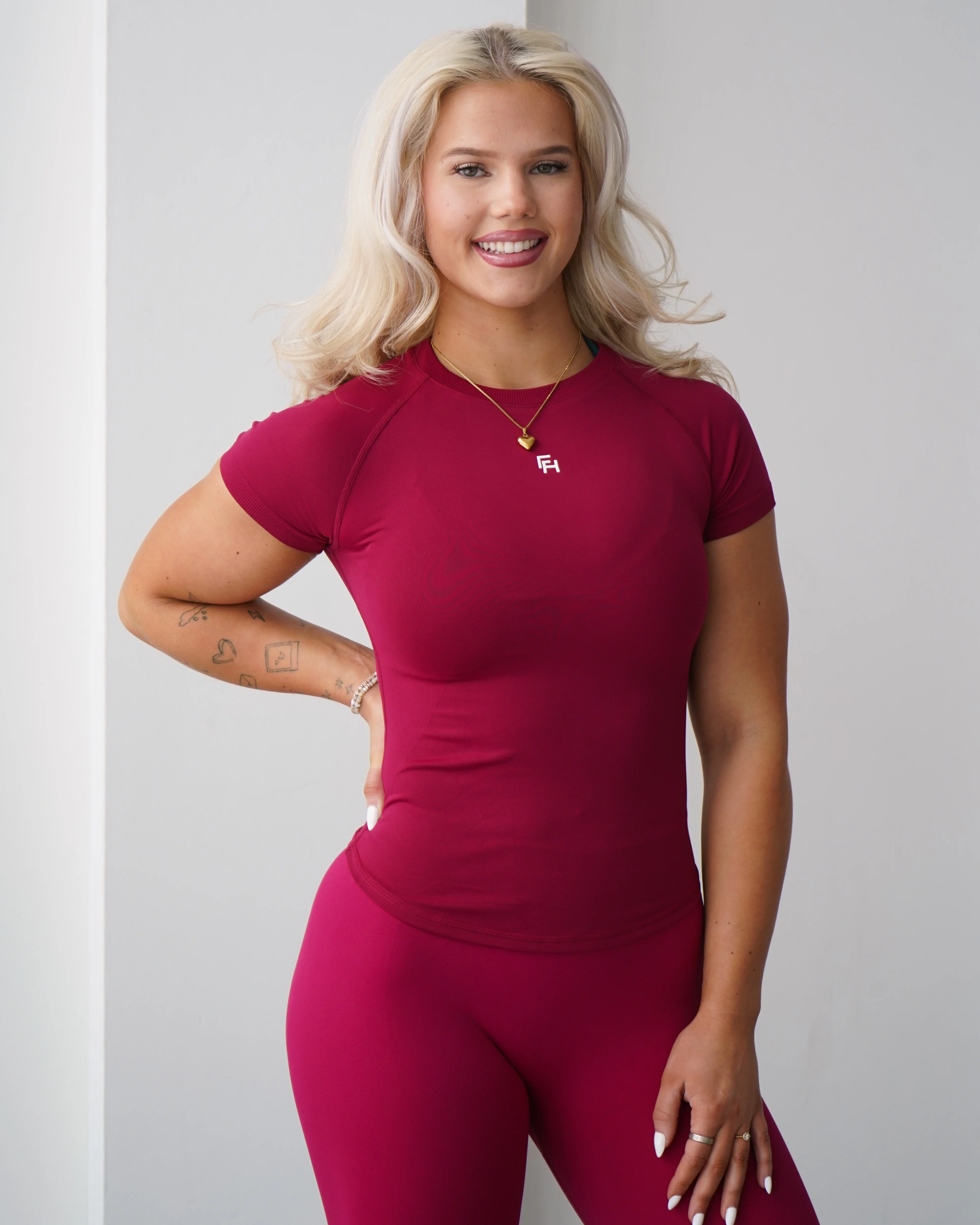 Ascend T-Shirt - Pomegranate - Image 2