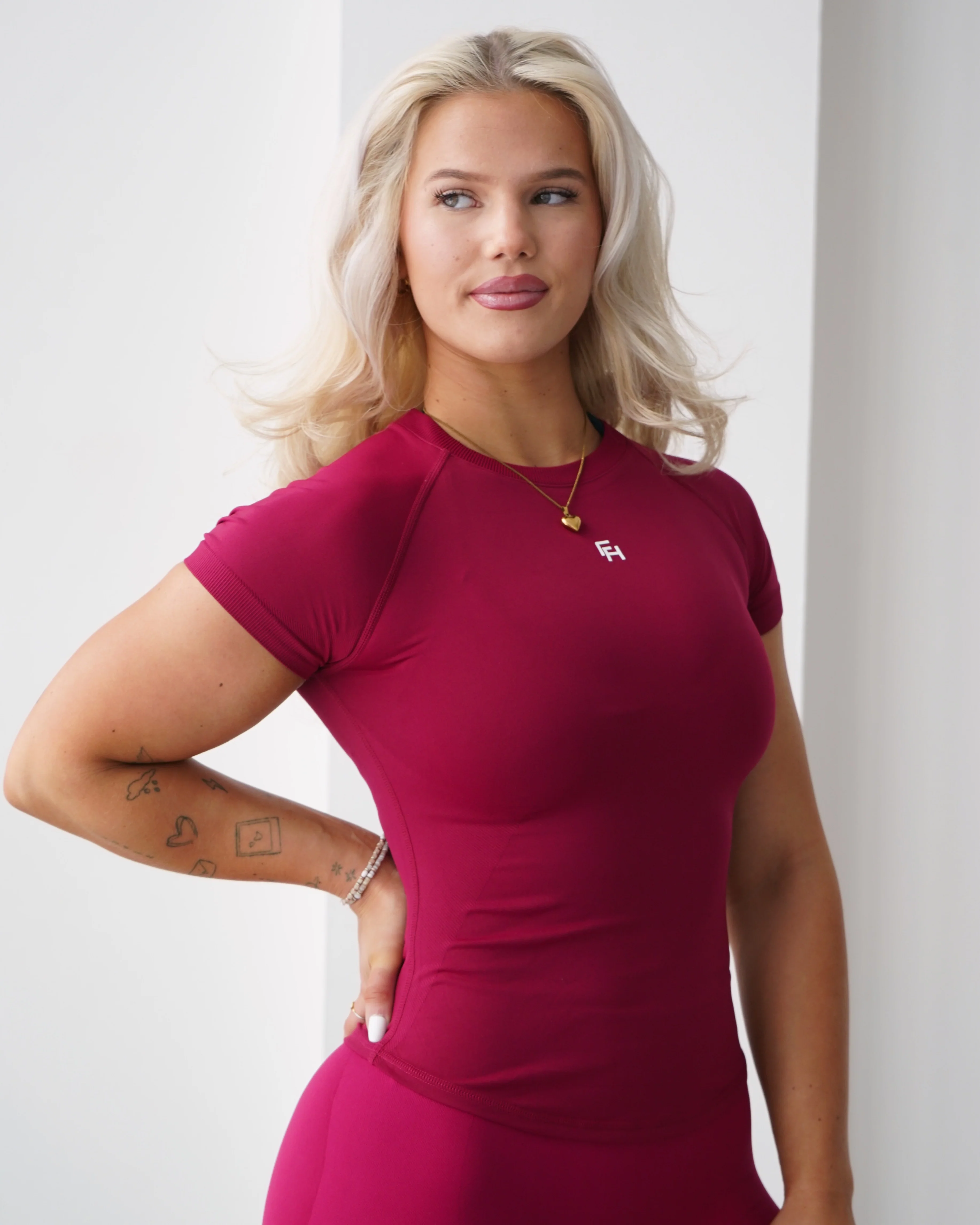Ascend T-Shirt - Pomegranate - Image 4