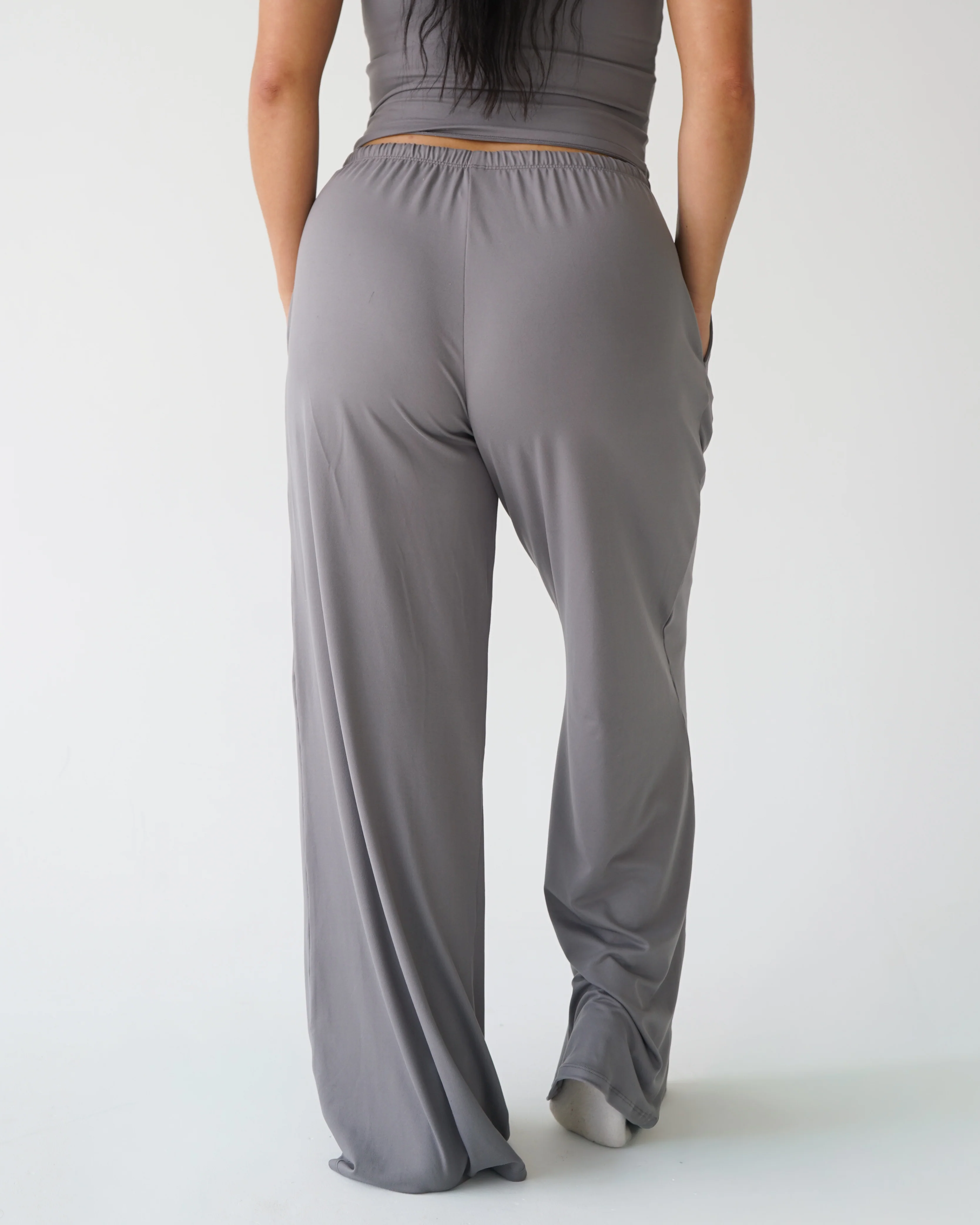 Cloud Wide Leg Pants - Dove - Image 3