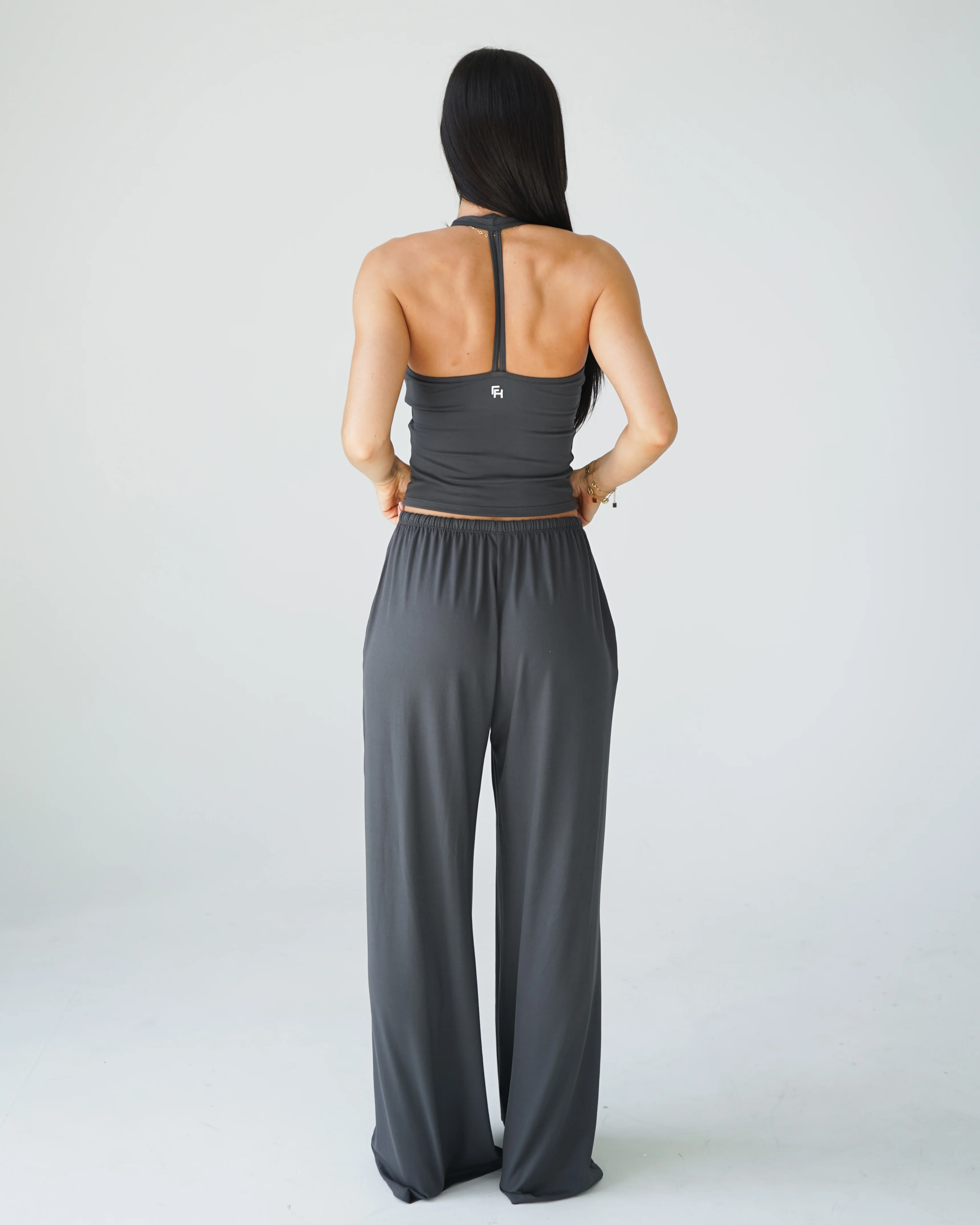 Cloud Wide Leg Pants - Graphite - Image 3