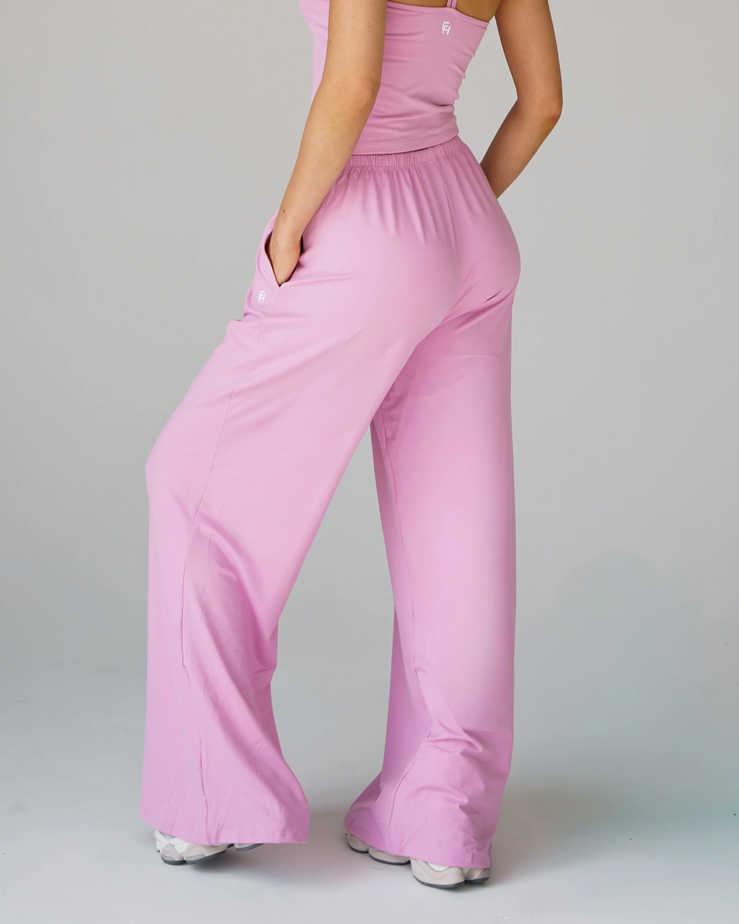 Cloud Wide Leg Pants - Peony - Image 3