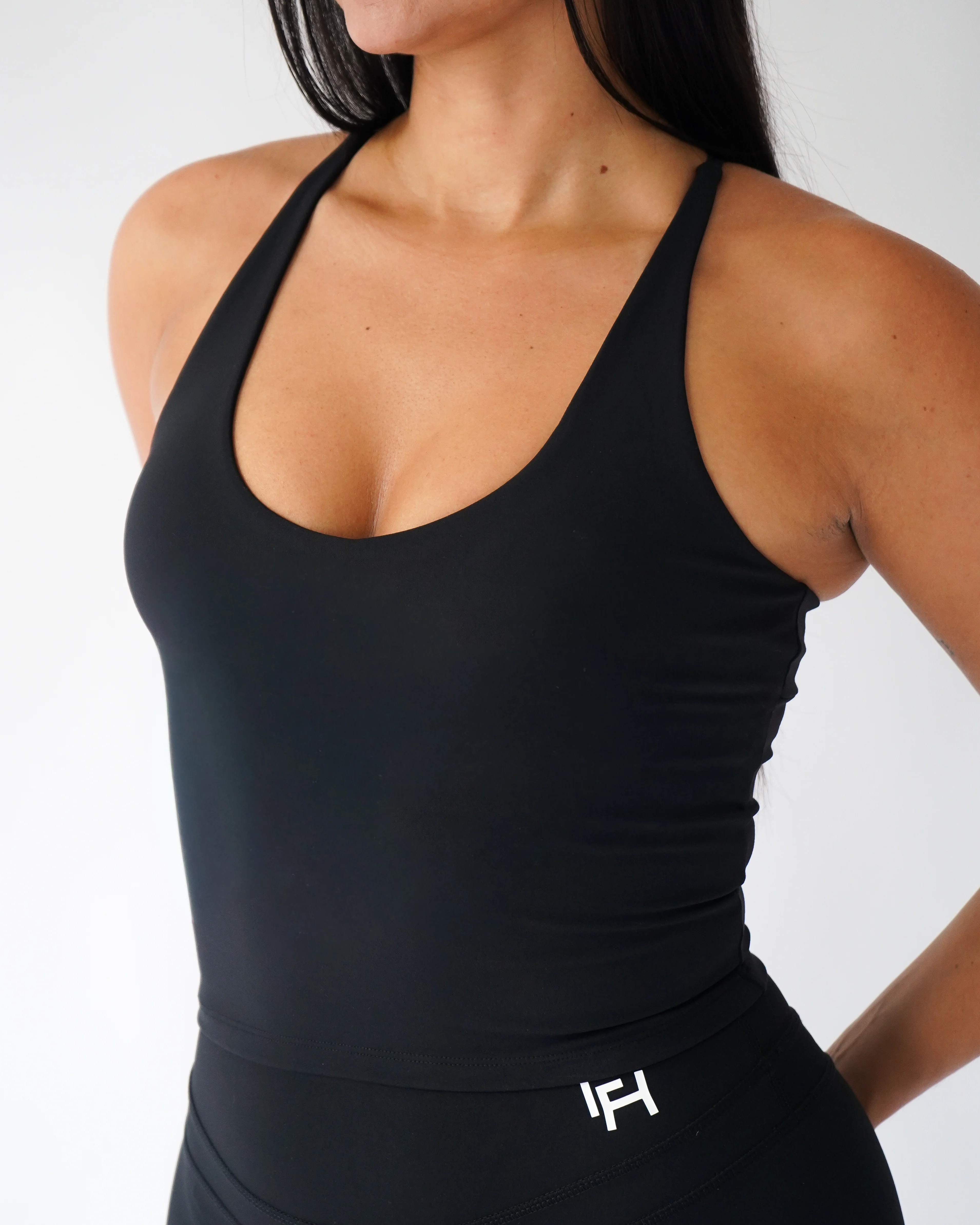Effortless Adjustable Tank Top - Black - Image 4