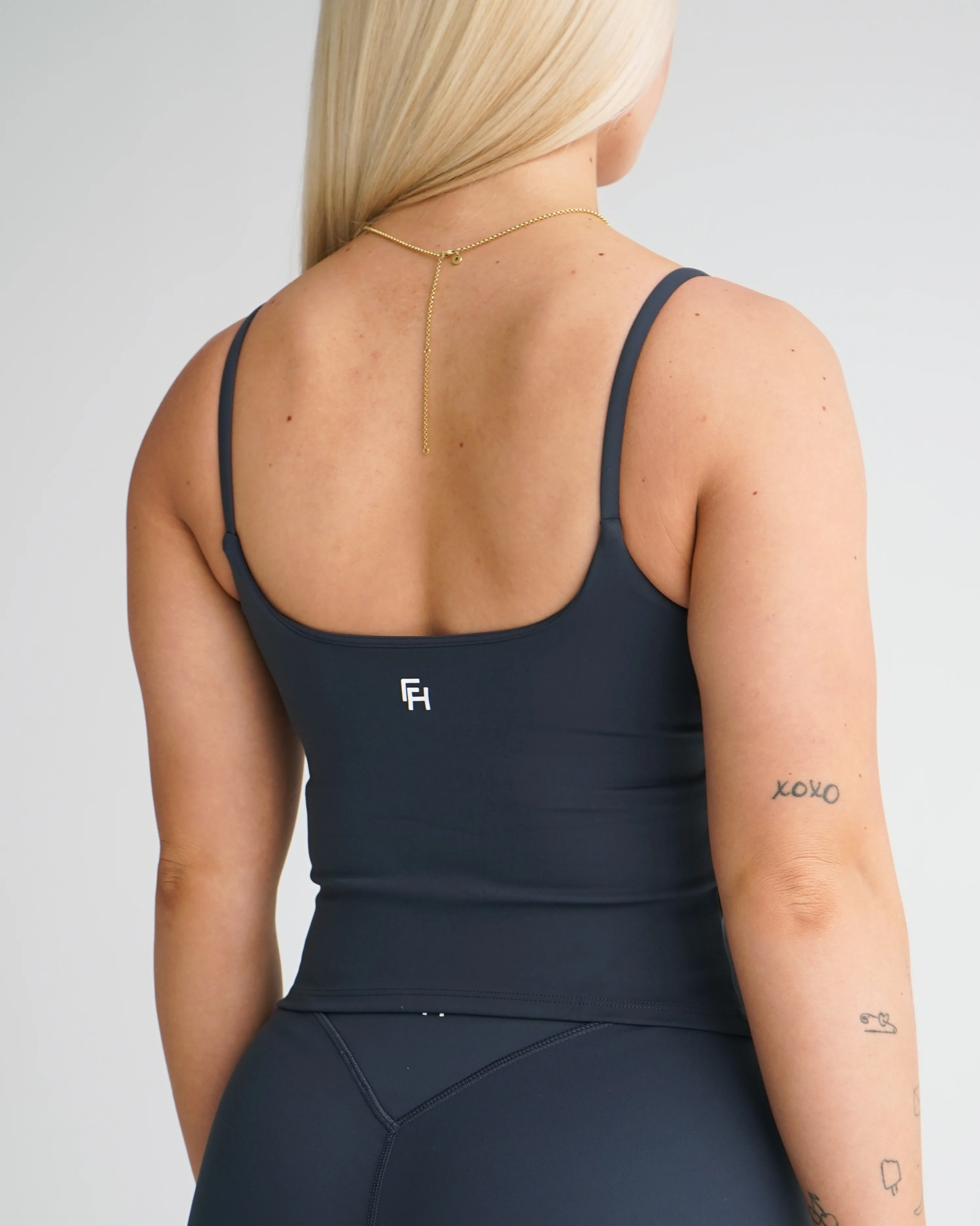 Hatha Cami Tank - Navy - Image 4