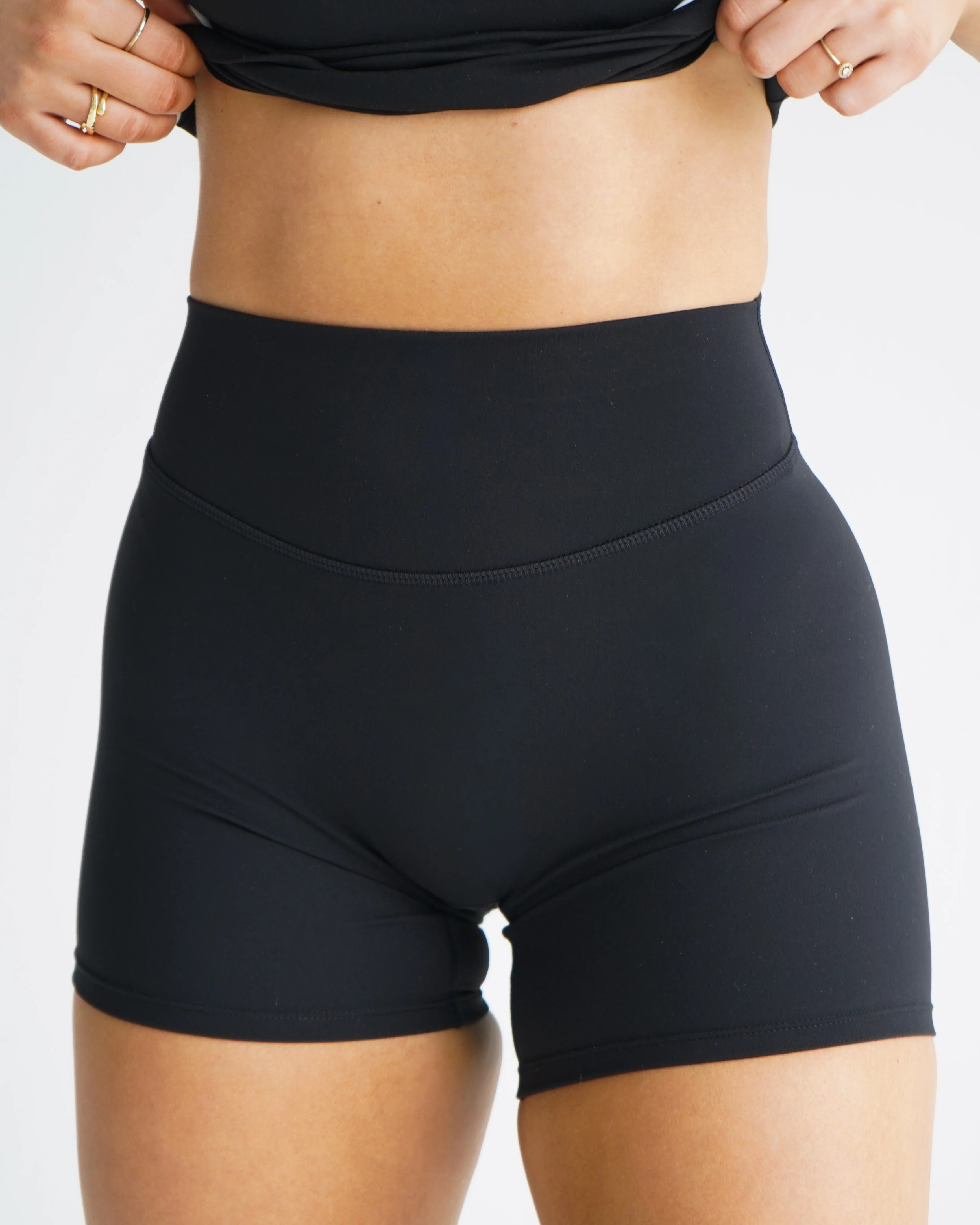 Hatha Shorts 3" - Black - Image 4