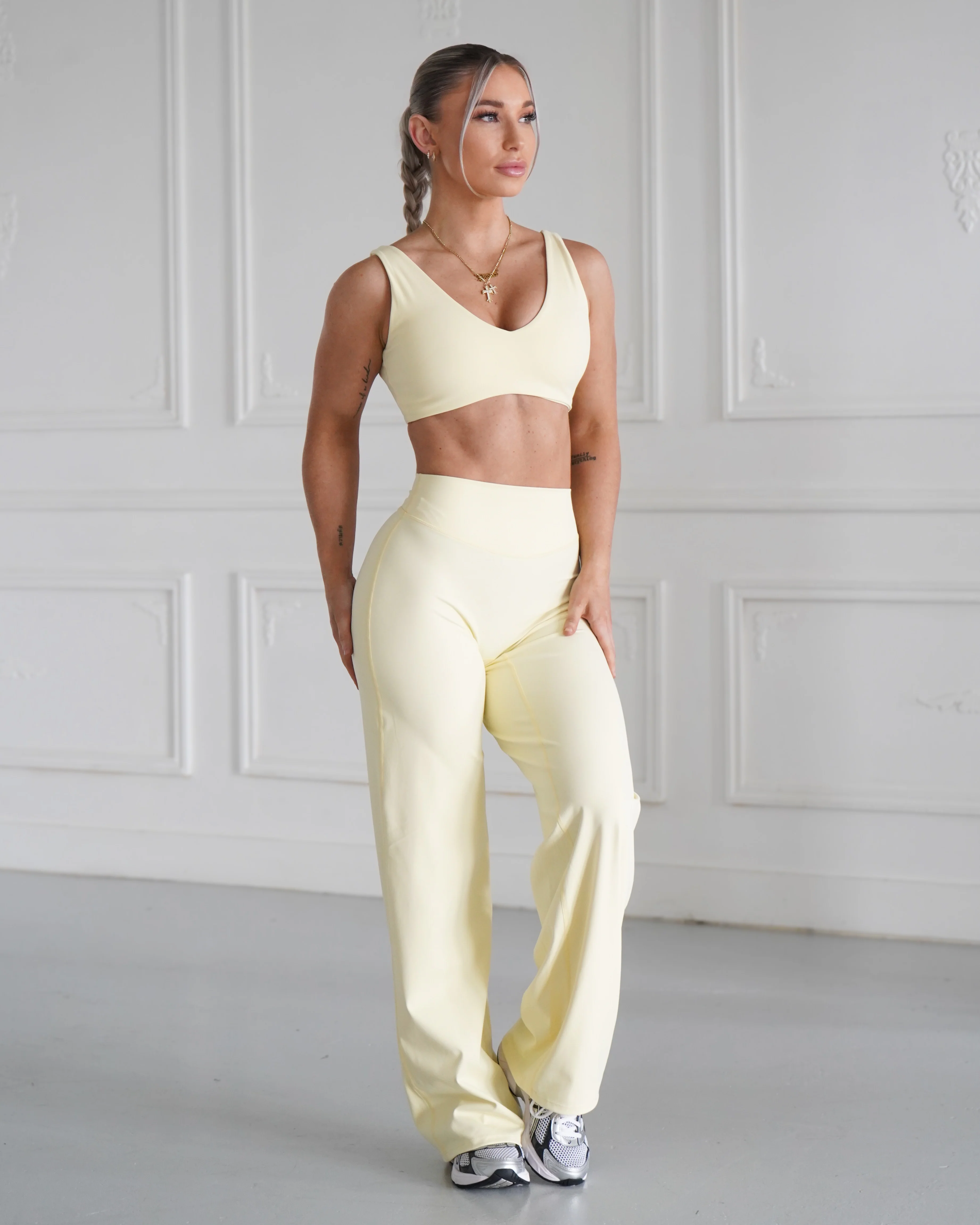 Hatha Sports Bra - Butter - Image 3