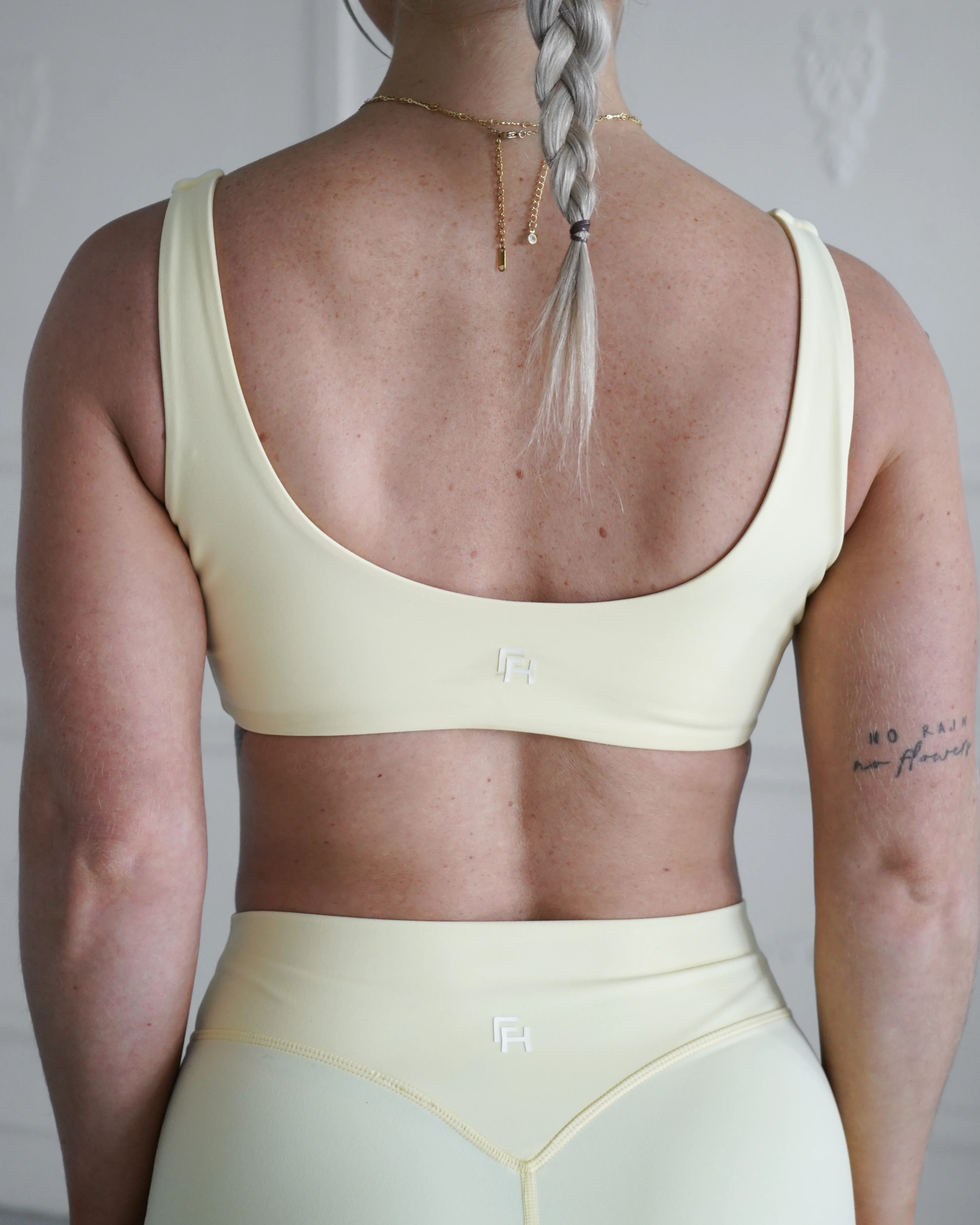 Hatha Sports Bra - Butter - Image 4