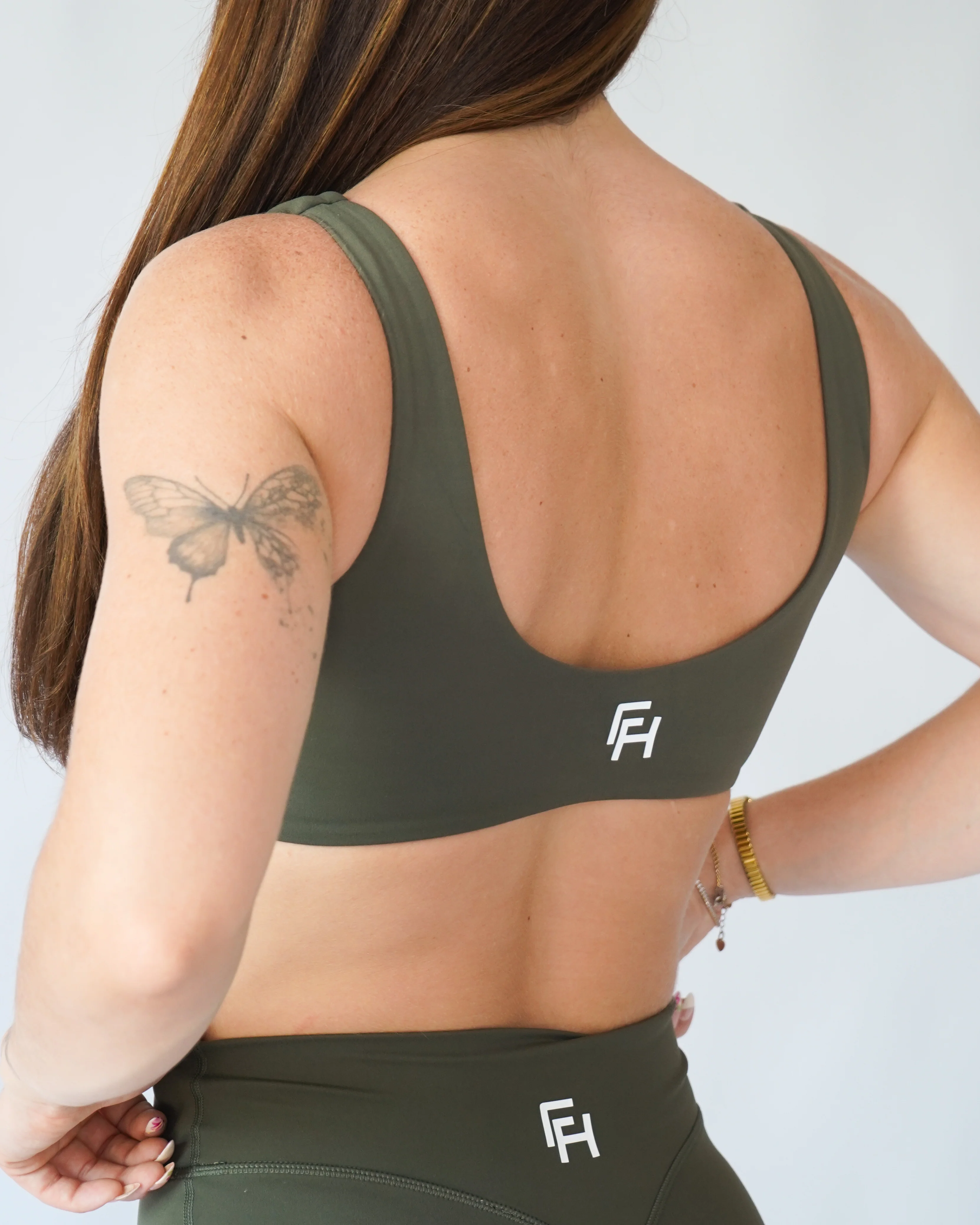 Hatha Sports Bra - Pine - Image 3