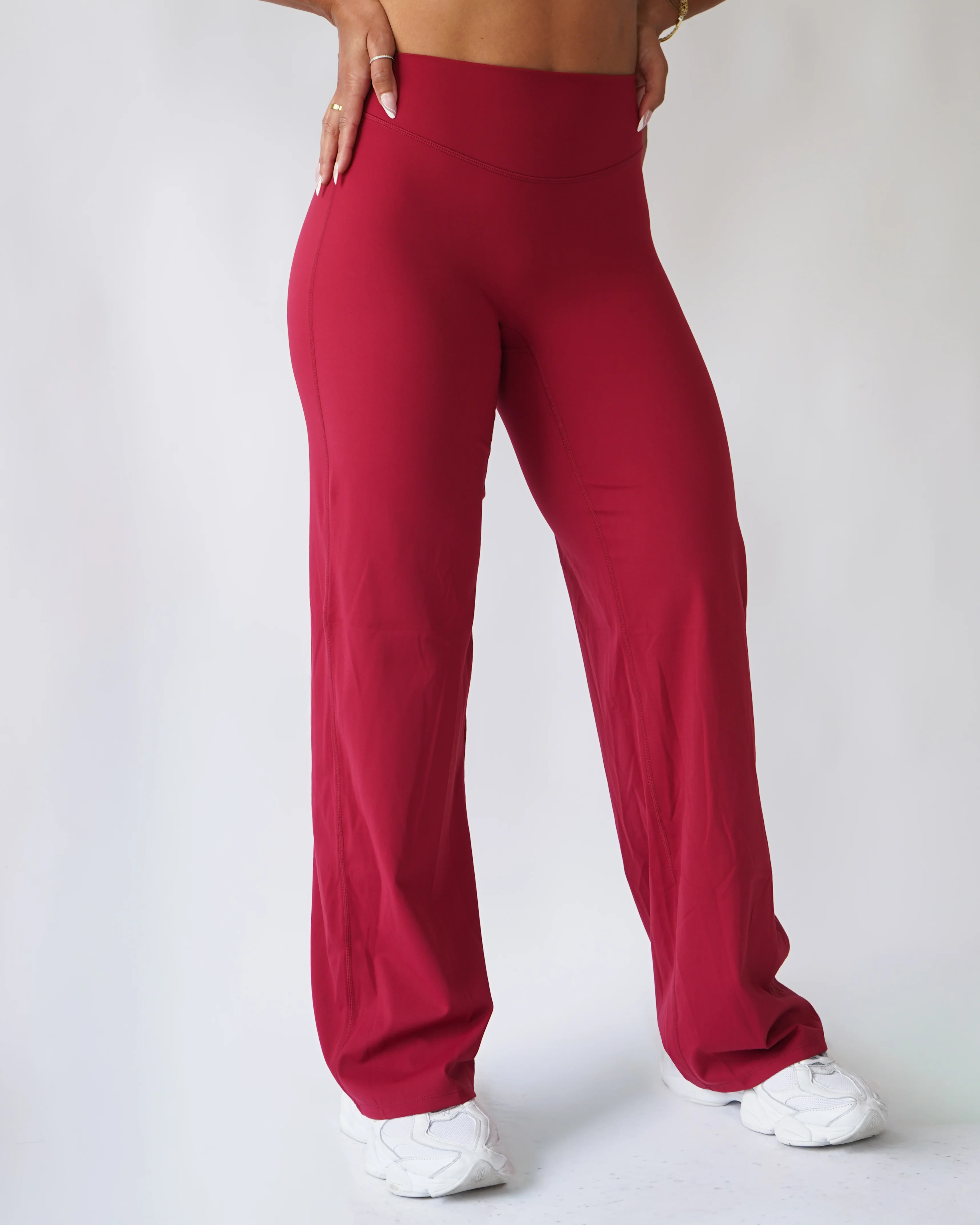 Hatha Straight Leg Pants - Merlot - Image 5