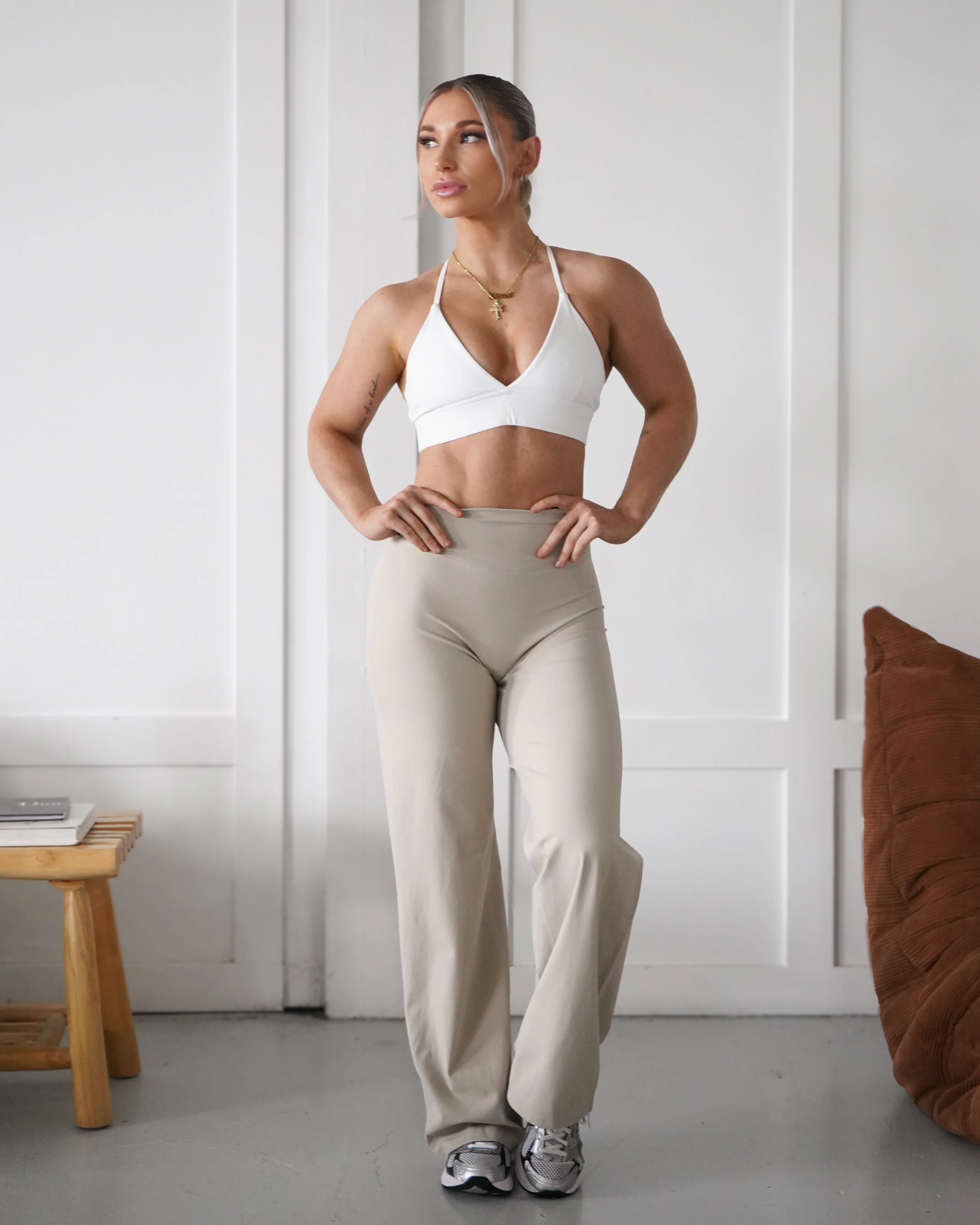 Hatha Straight Leg Pants - Sand - Image 2