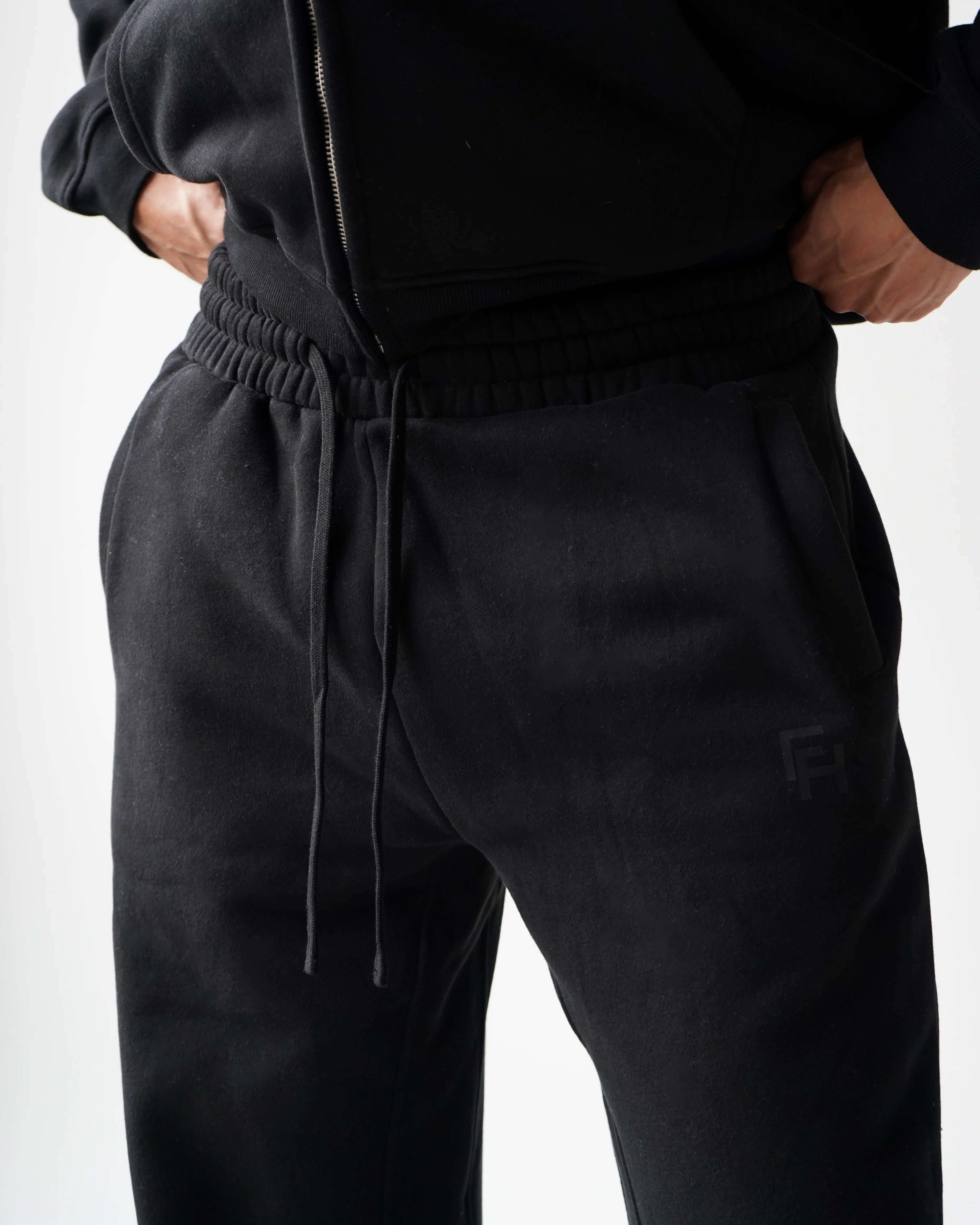 Reset Straight-Leg Sweatpants - Black - Image 3