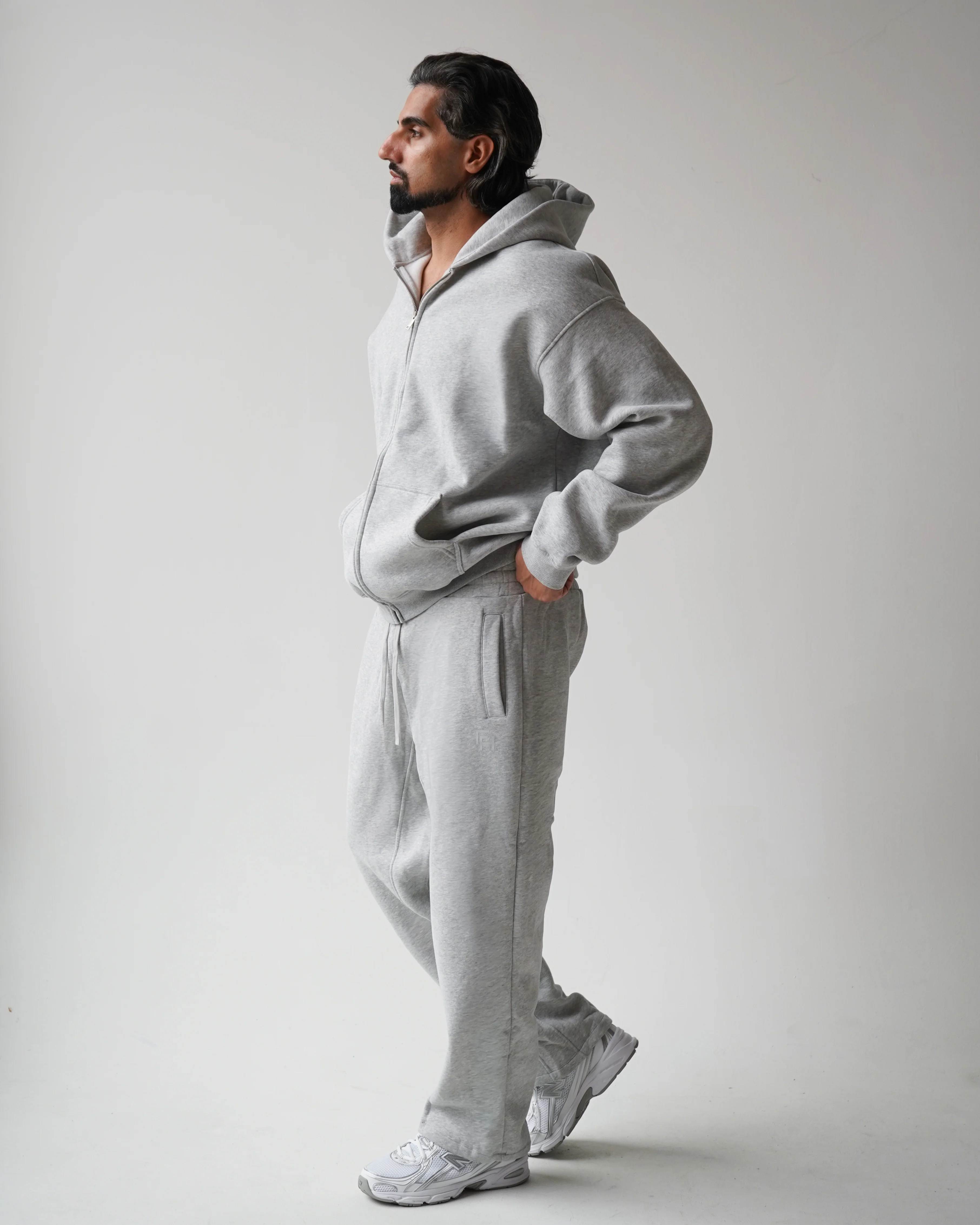 Reset Straight-Leg Sweatpants - Heather Gray - Image 3