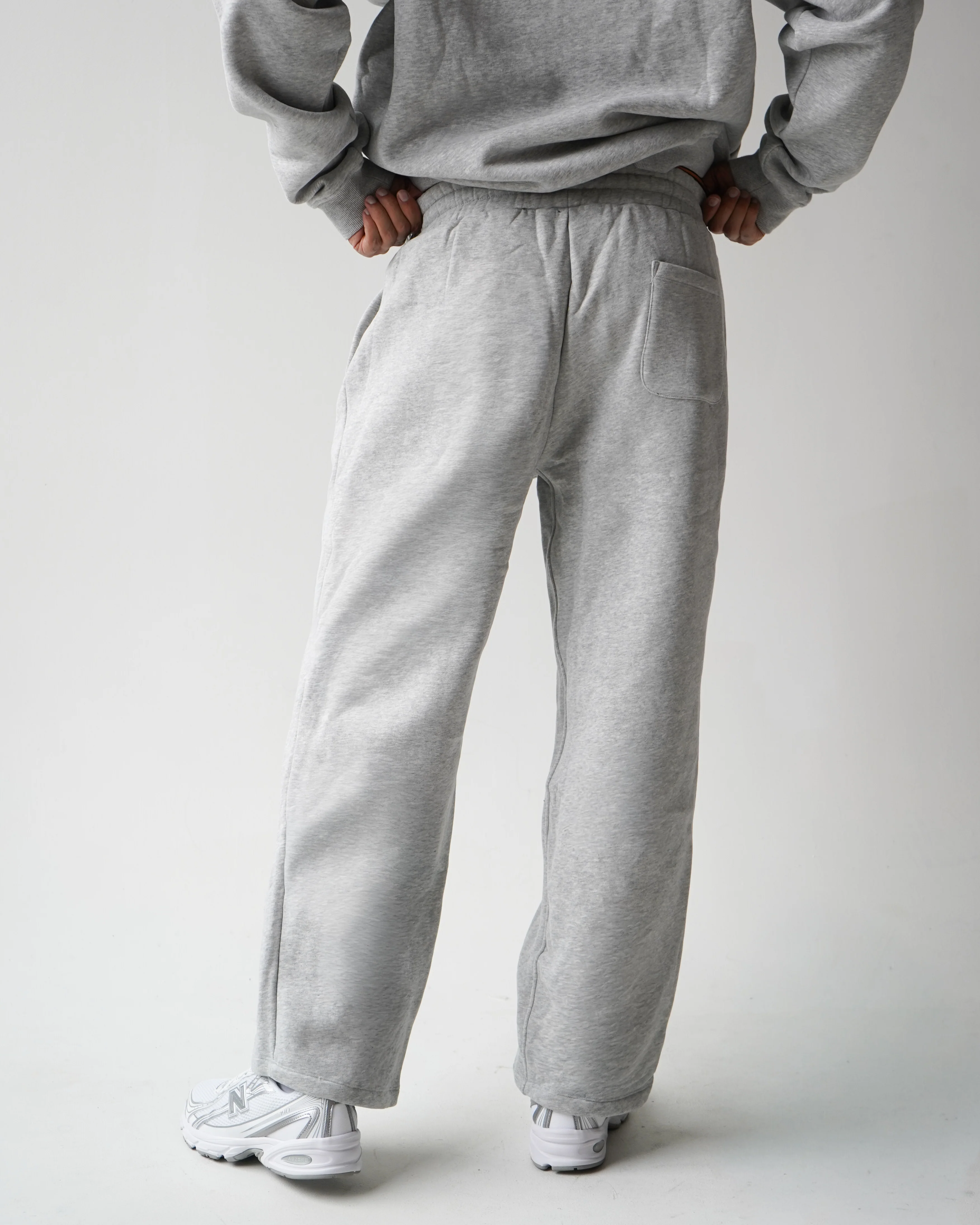 Reset Straight-Leg Sweatpants - Heather Gray - Image 4