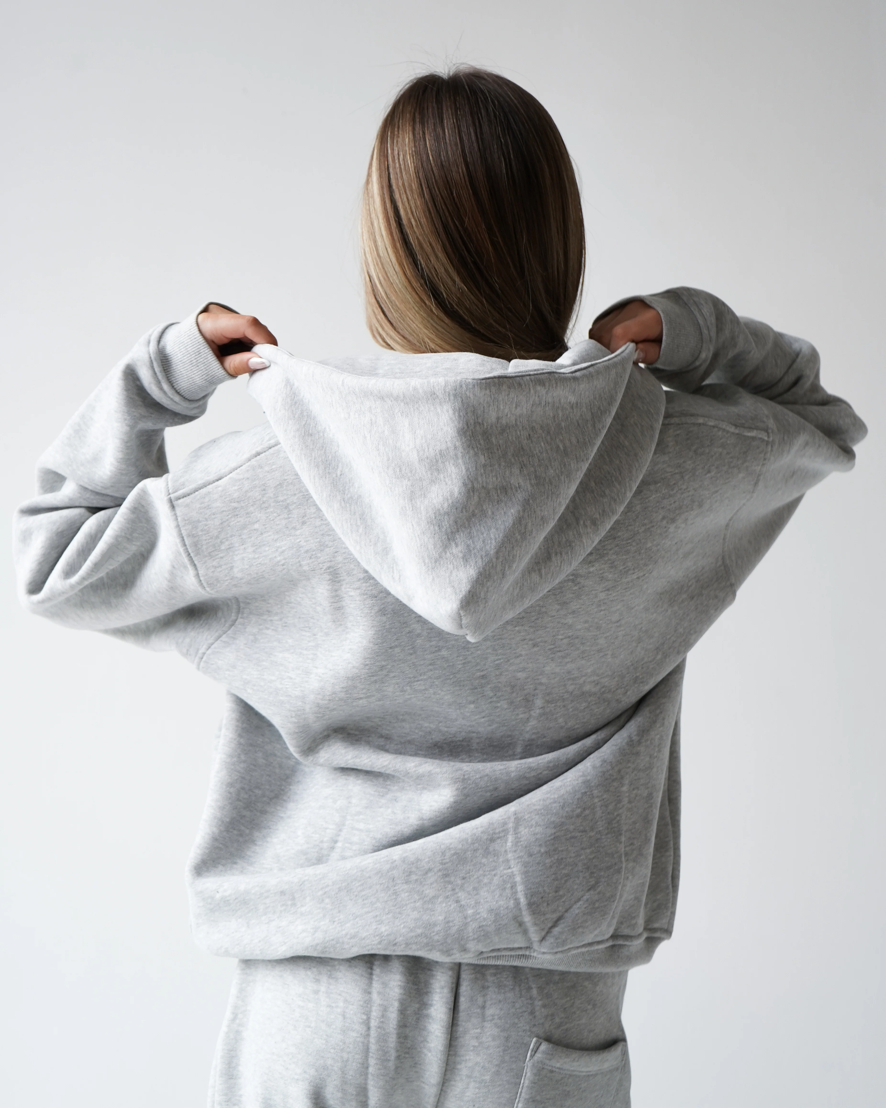 Reset Zip-Up Hoodie - Heather Gray - Image 3