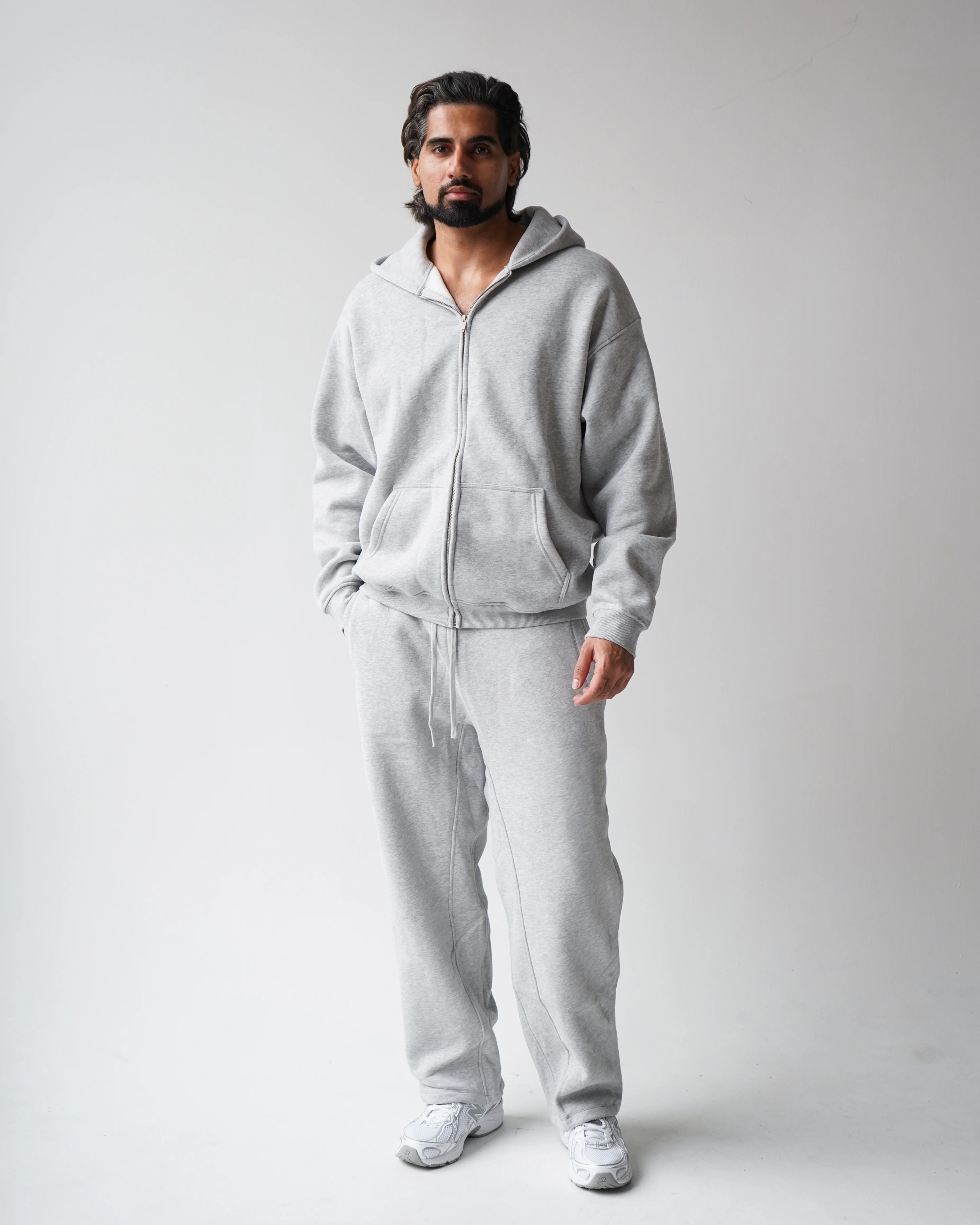 Reset Zip-Up Hoodie - Heather Gray - Image 4